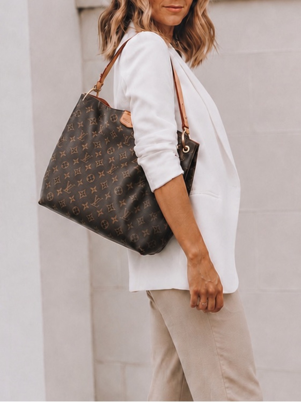 Louis Vuitton Graceful PM Shoulder Bag Monogram / Box, Dust Bag & Entrupy